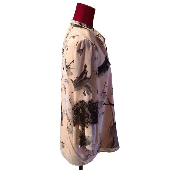 NWT Karl Langerfeld Blouse/top Sz Large - Picture 4 of 5